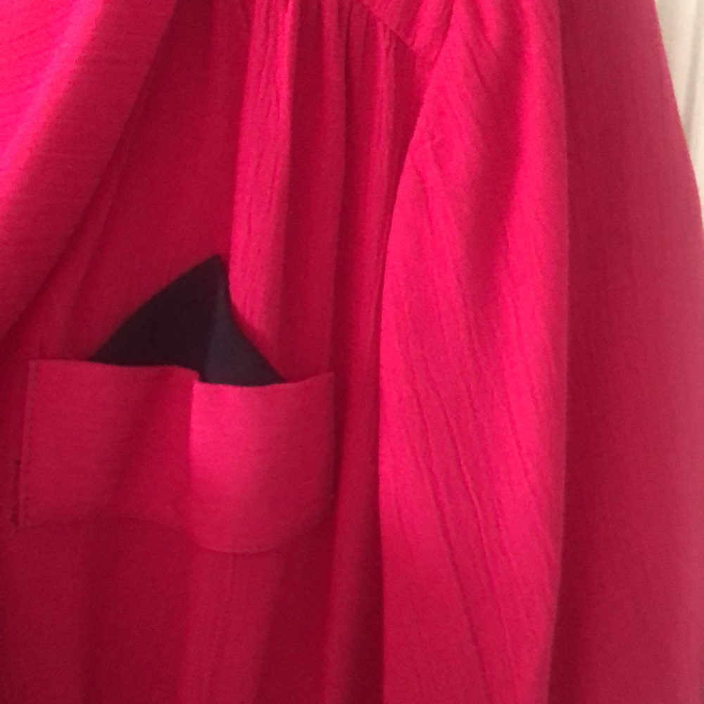 Vintage🥳2xHP🥳Jamie Brooke Fuschia Colored Romper - Picture 4 of 10